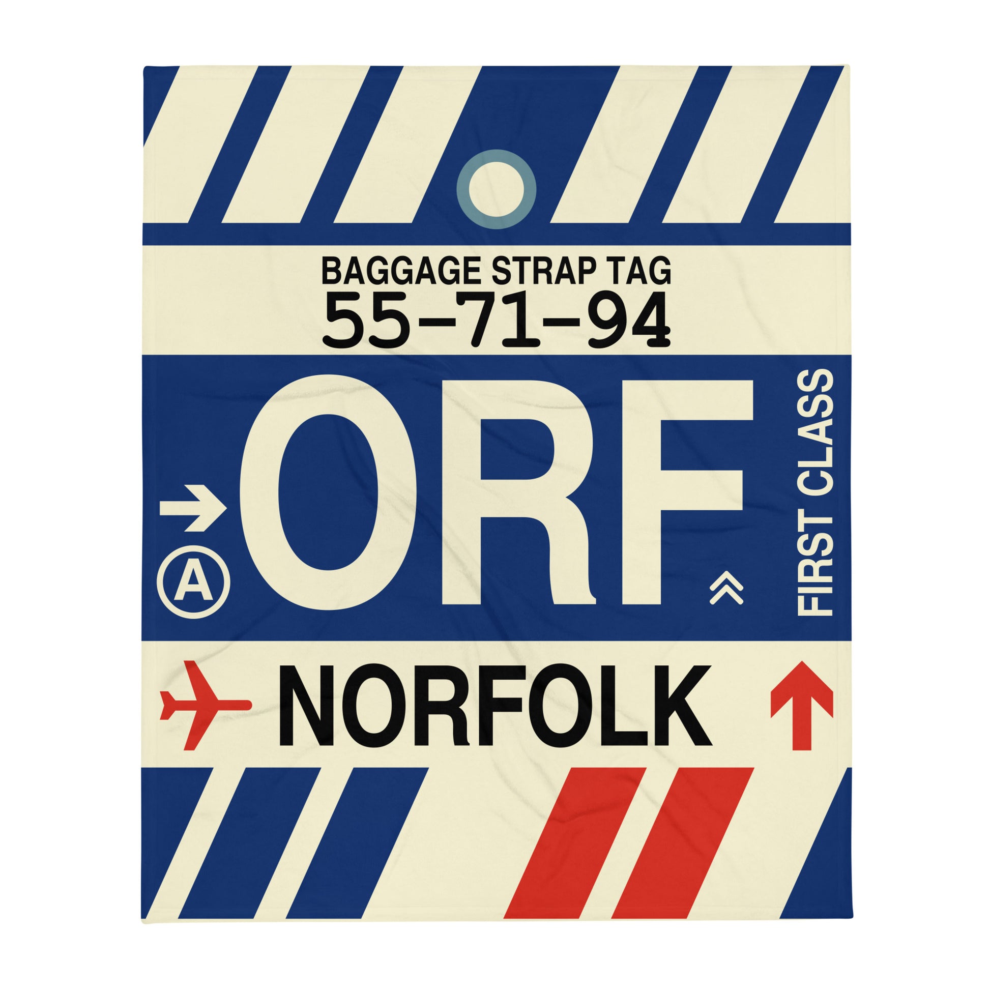 Travel Gift Throw Blanket • ORF Norfolk • YHM Designs - Image 01