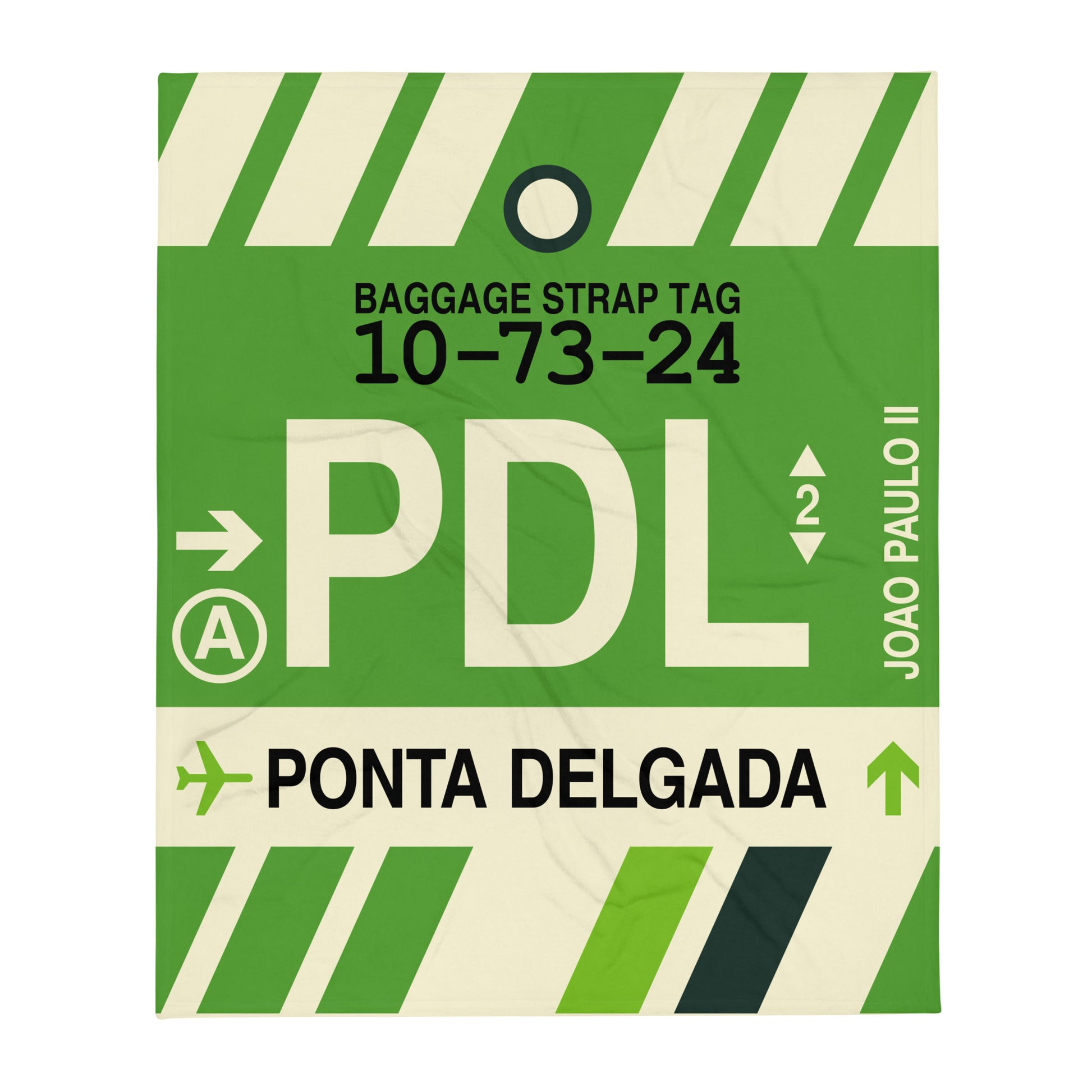 Travel Gift Throw Blanket • PDL Ponta Delgada • YHM Designs - Image 01
