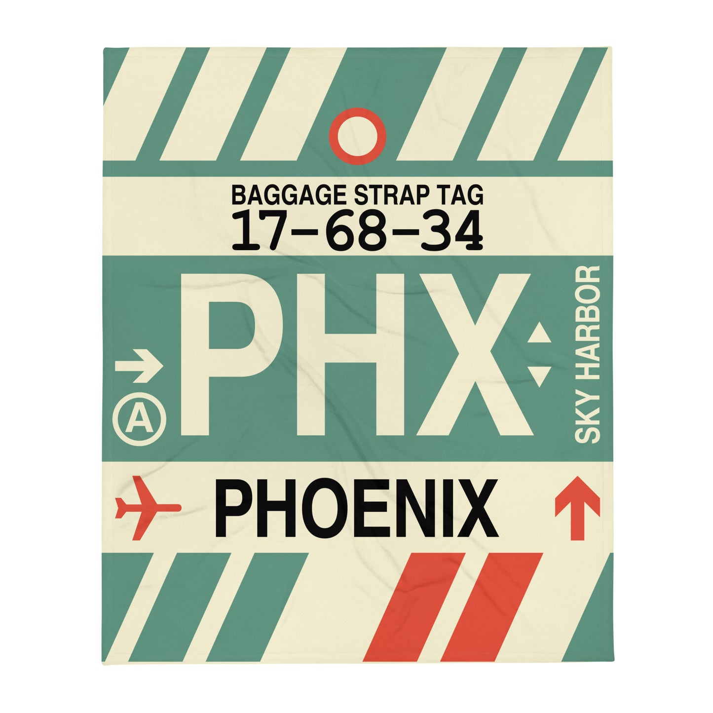 Travel Gift Throw Blanket • PHX Phoenix • YHM Designs - Image 01