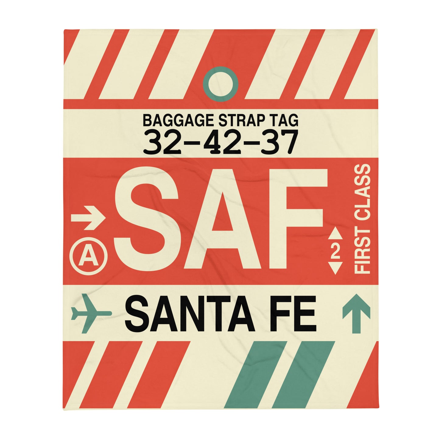Travel Gift Throw Blanket • SAF Santa Fe • YHM Designs - Image 01