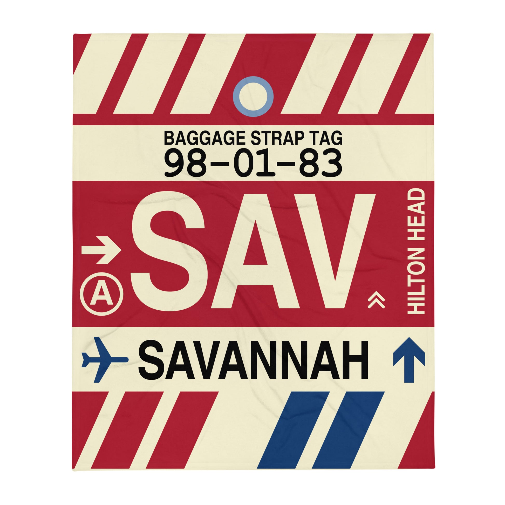 Travel Gift Throw Blanket • SAV Savannah • YHM Designs - Image 01