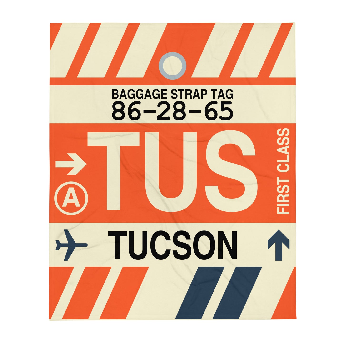 Travel Gift Throw Blanket • TUS Tucson • YHM Designs - Image 01