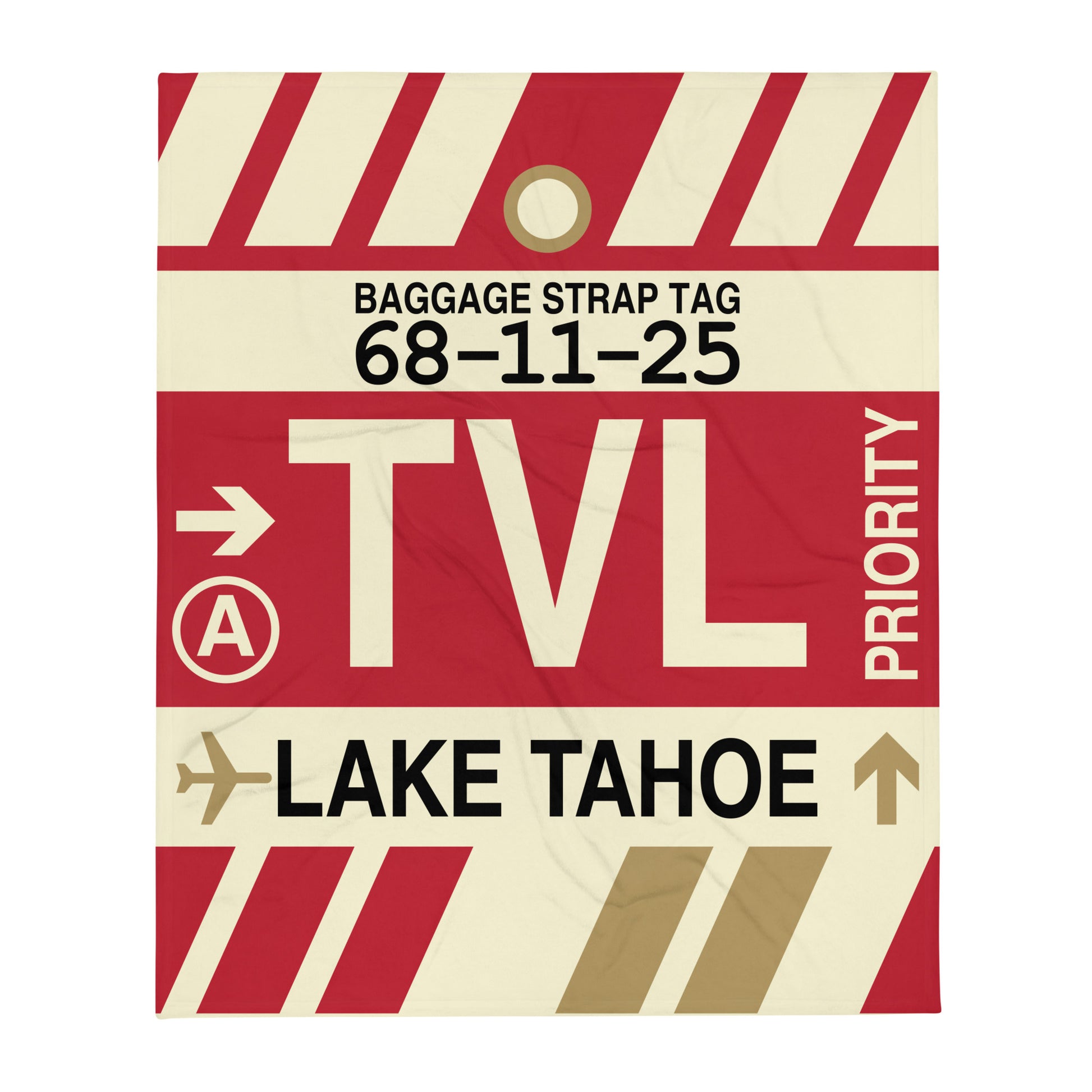 Travel Gift Throw Blanket • TVL Lake Tahoe • YHM Designs - Image 01