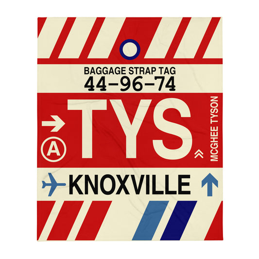 Travel Gift Throw Blanket • TYS Knoxville • YHM Designs - Image 01