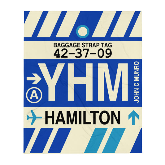 Travel Gift Throw Blanket • YHM Hamilton • YHM Designs - Image 01