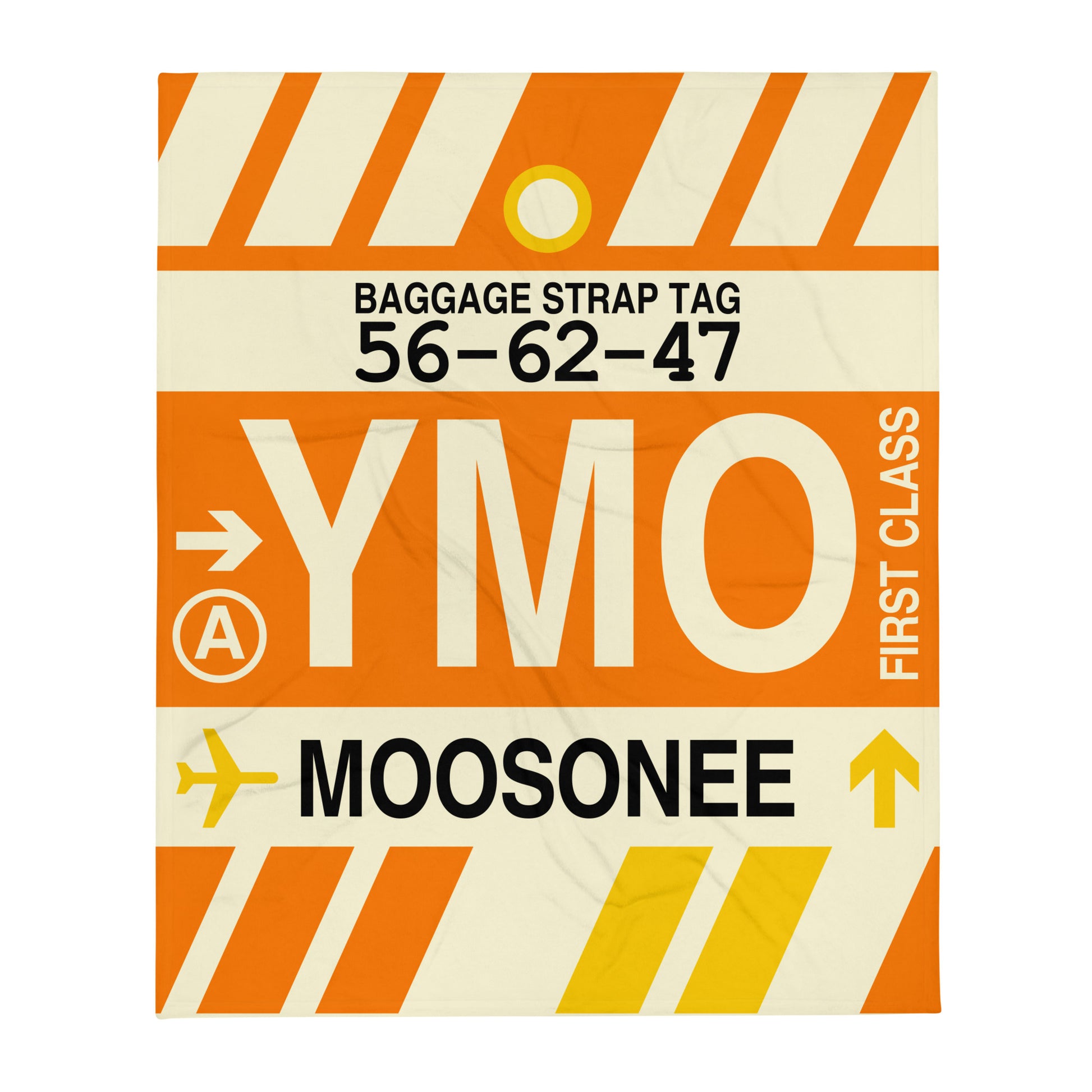 Travel Gift Throw Blanket • YMO Moosonee Souvenir • YHM Designs - Image 01