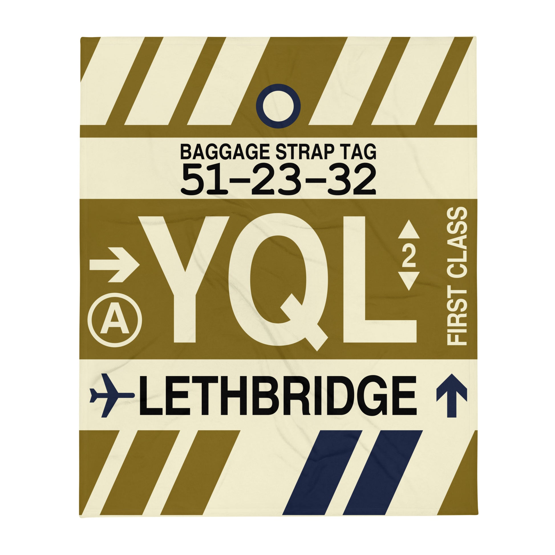 Travel Gift Throw Blanket • YQL Lethbridge • YHM Designs - Image 01