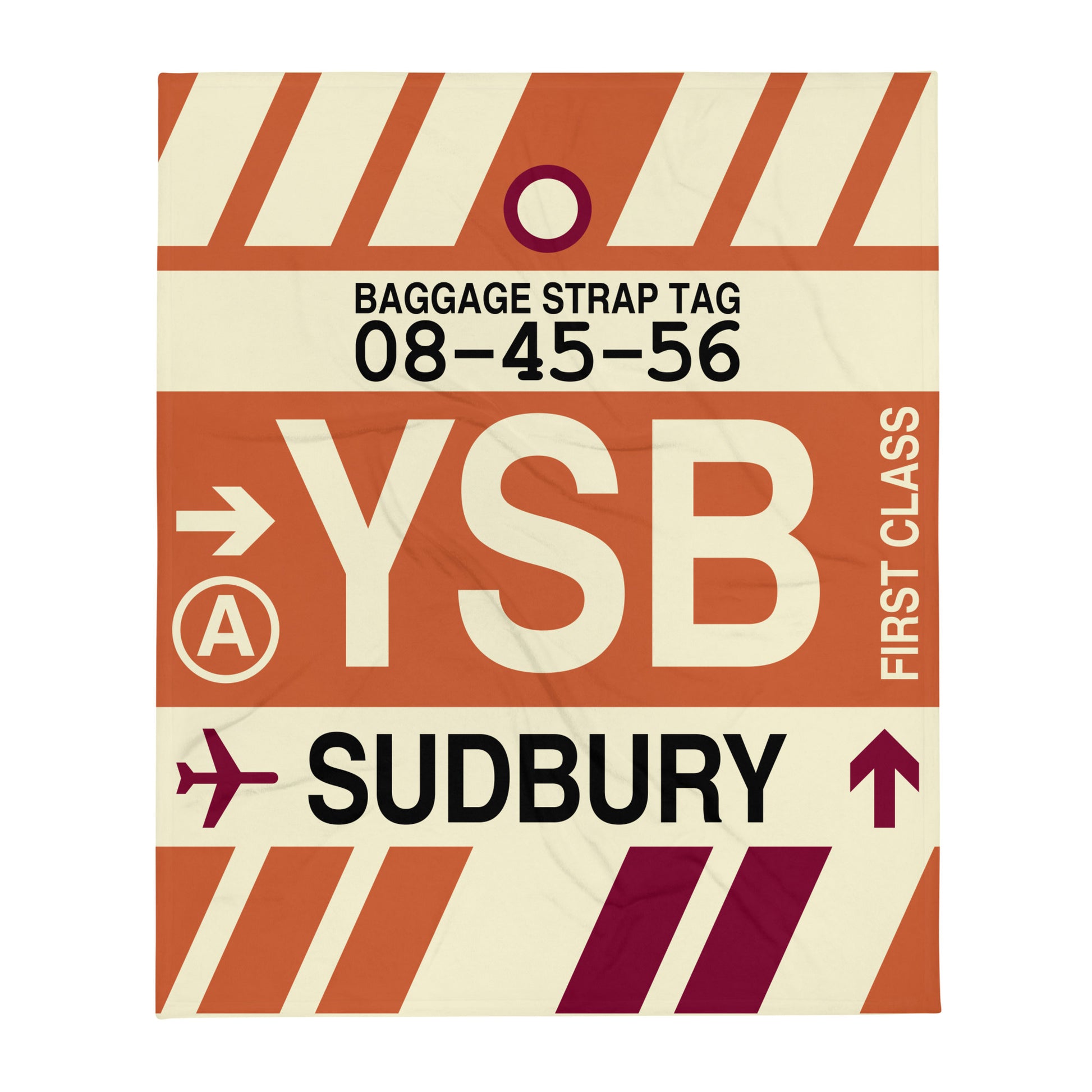 Travel Gift Throw Blanket • YSB Sudbury Souvenir • YHM Designs - Image 01