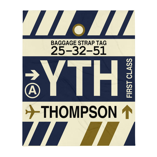 Travel Gift Throw Blanket • YTH Thompson • YHM Designs - Image 01