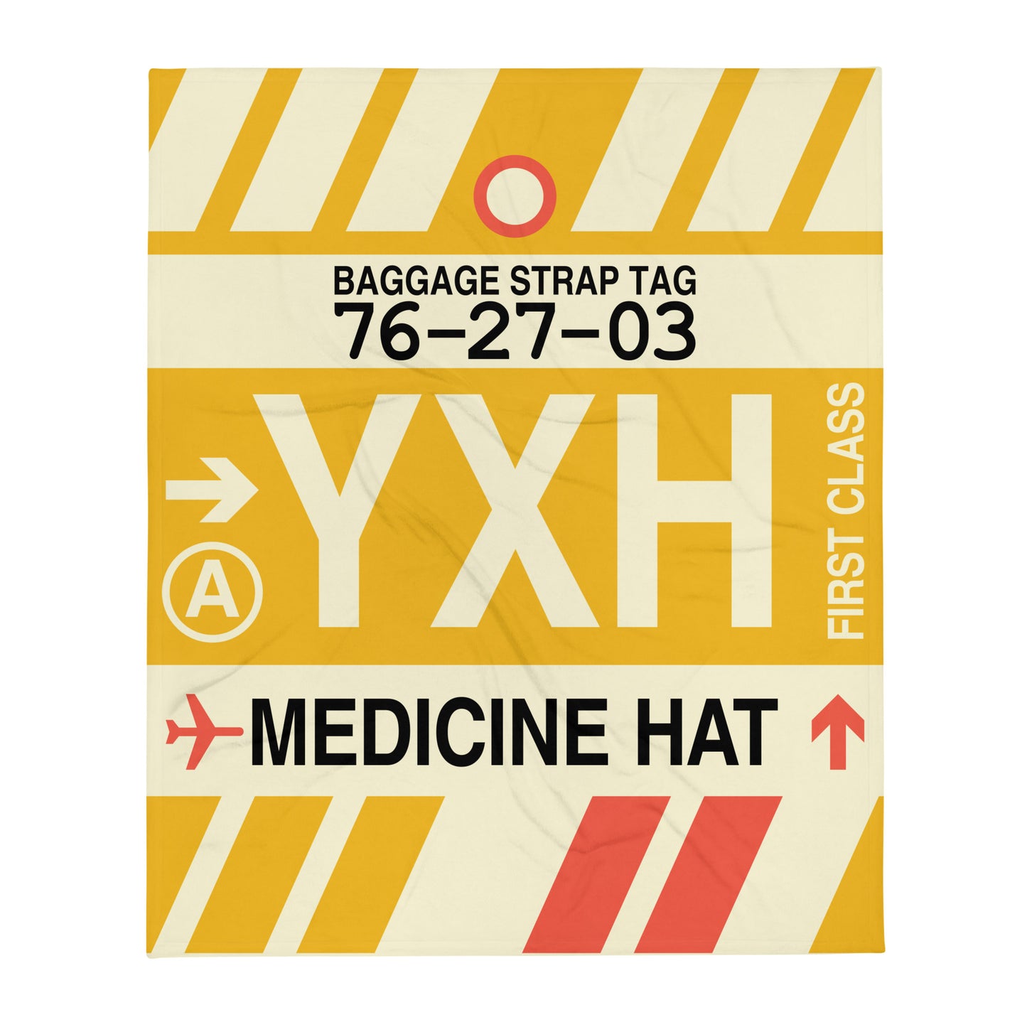 Travel Gift Throw Blanket • YXH Medicine Hat • YHM Designs - Image 01