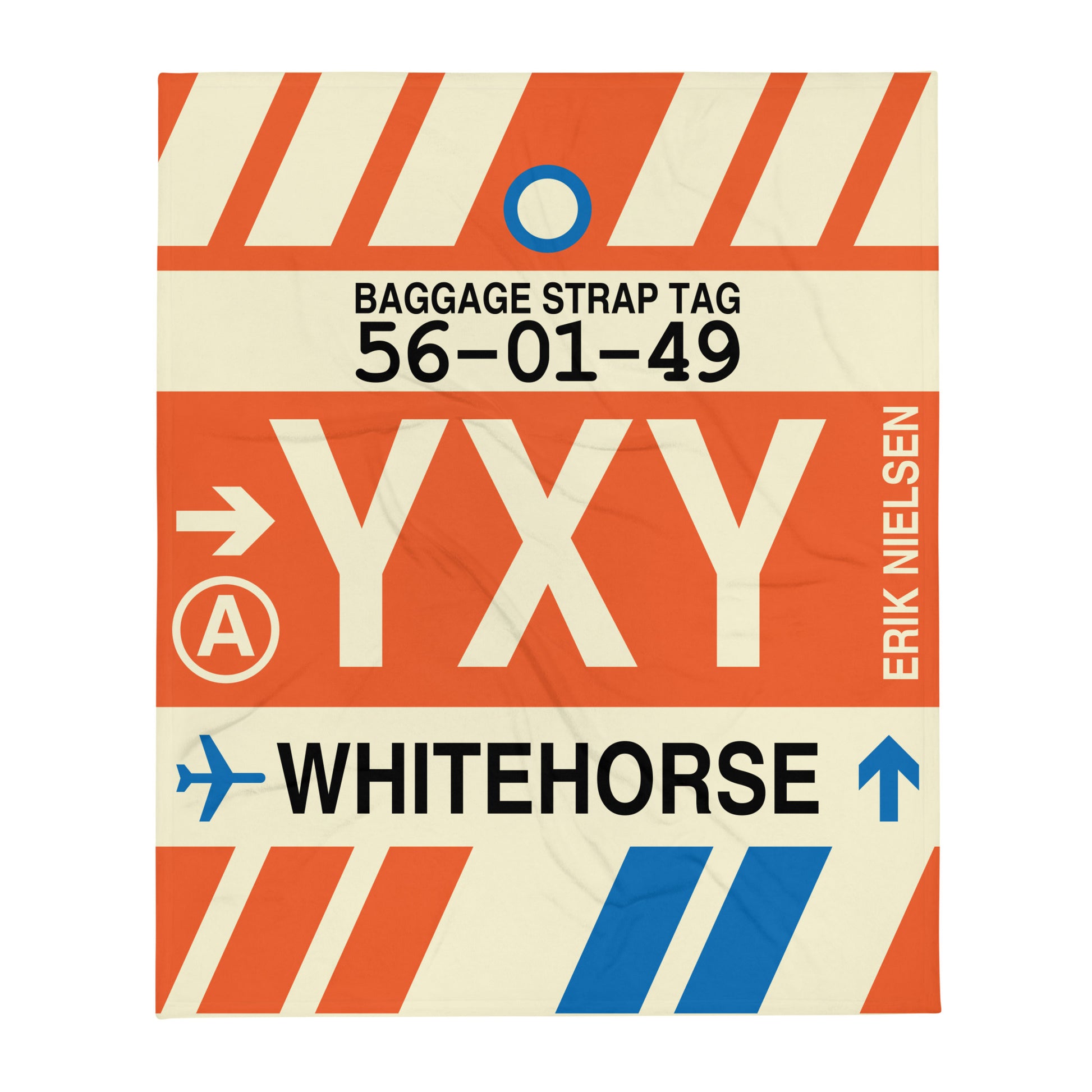 Travel Gift Throw Blanket • YXY Whitehorse • YHM Designs - Image 01
