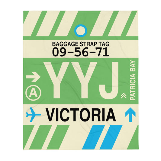 Travel Gift Throw Blanket • YYJ Victoria • YHM Designs - Image 01