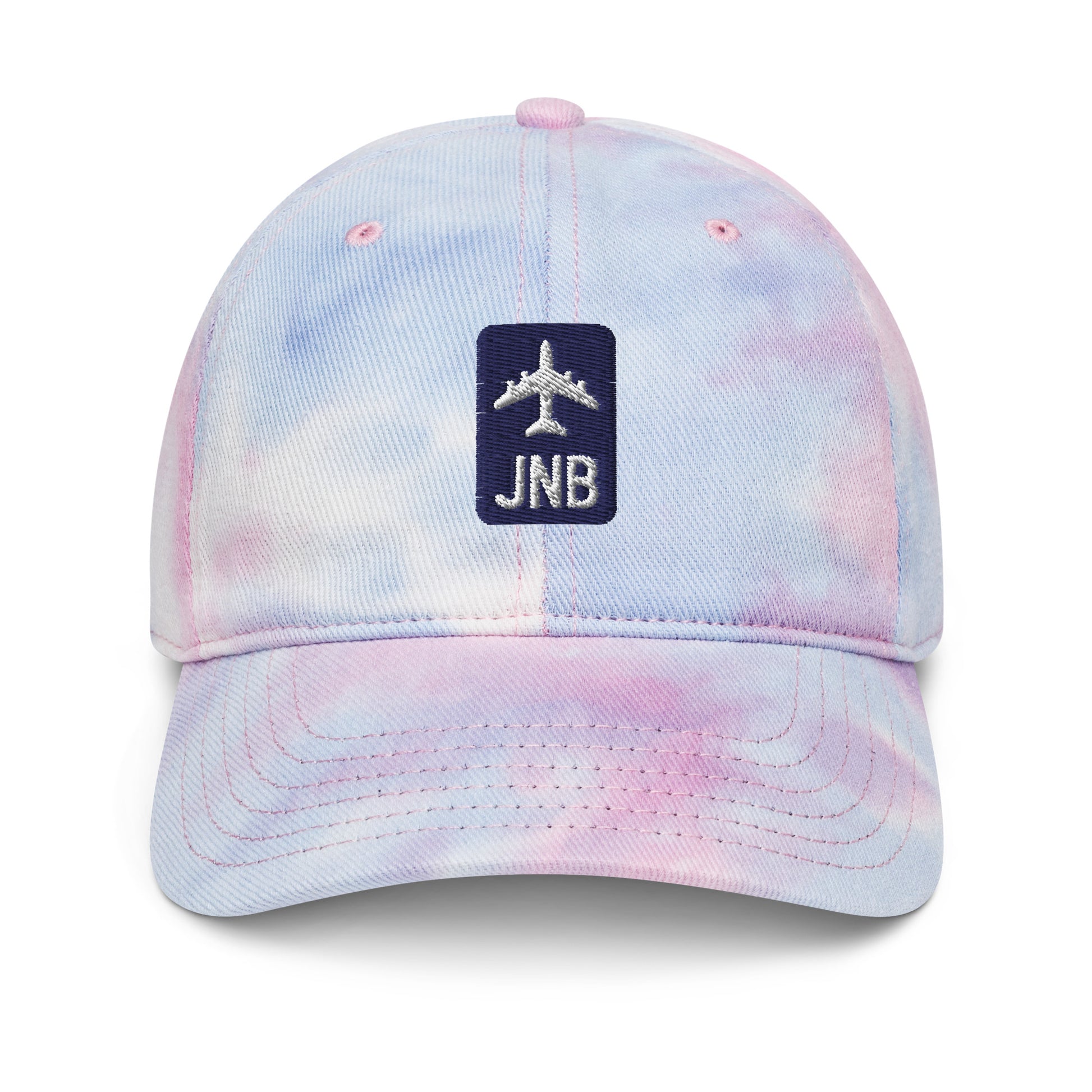 Jetliner Tie-Dye Baseball Cap • Navy/White • JNB Johannesburg • YHM Designs - Image 16