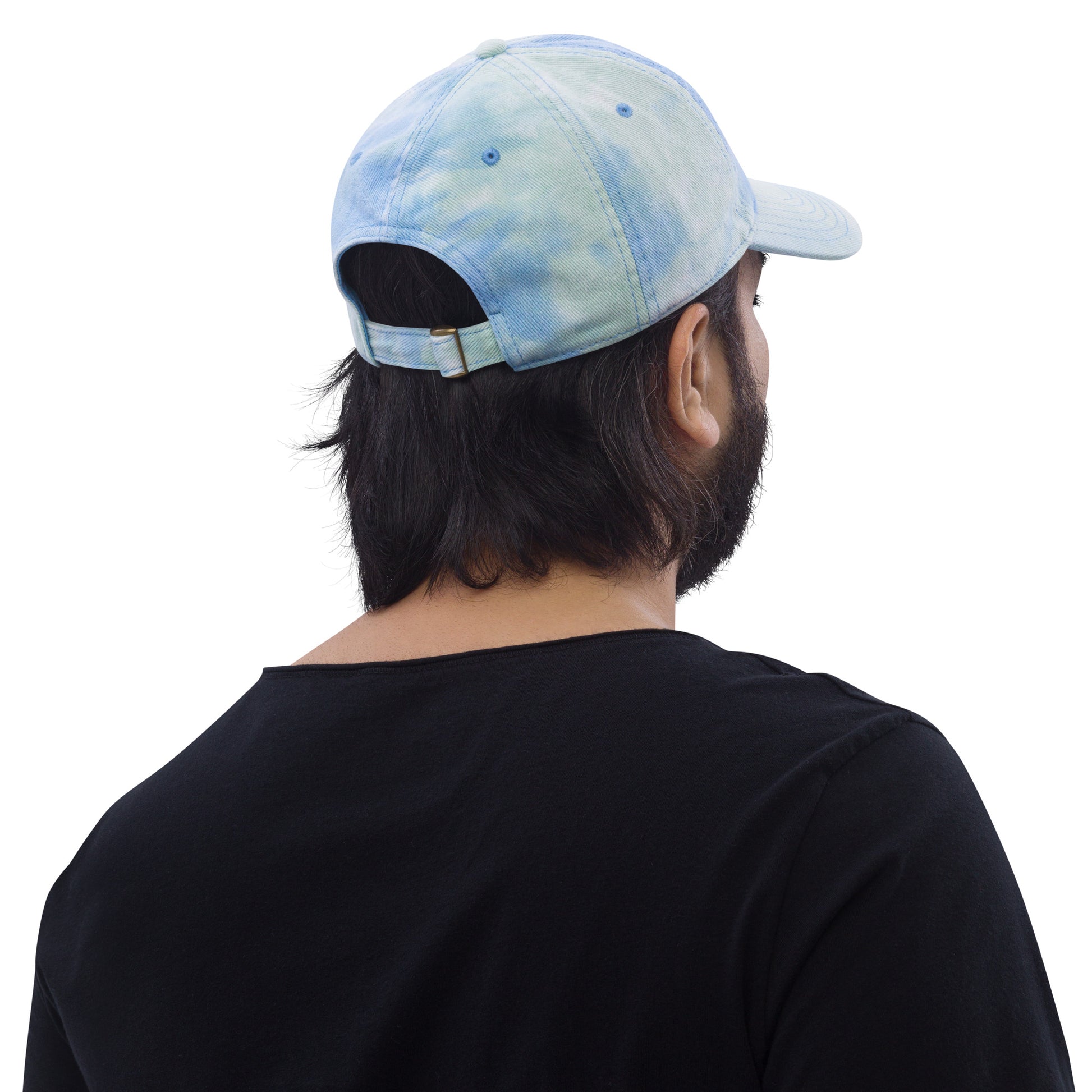 Jetliner Tie-Dye Baseball Cap • Navy/White • MEX Mexico City • YHM Designs - Image 05