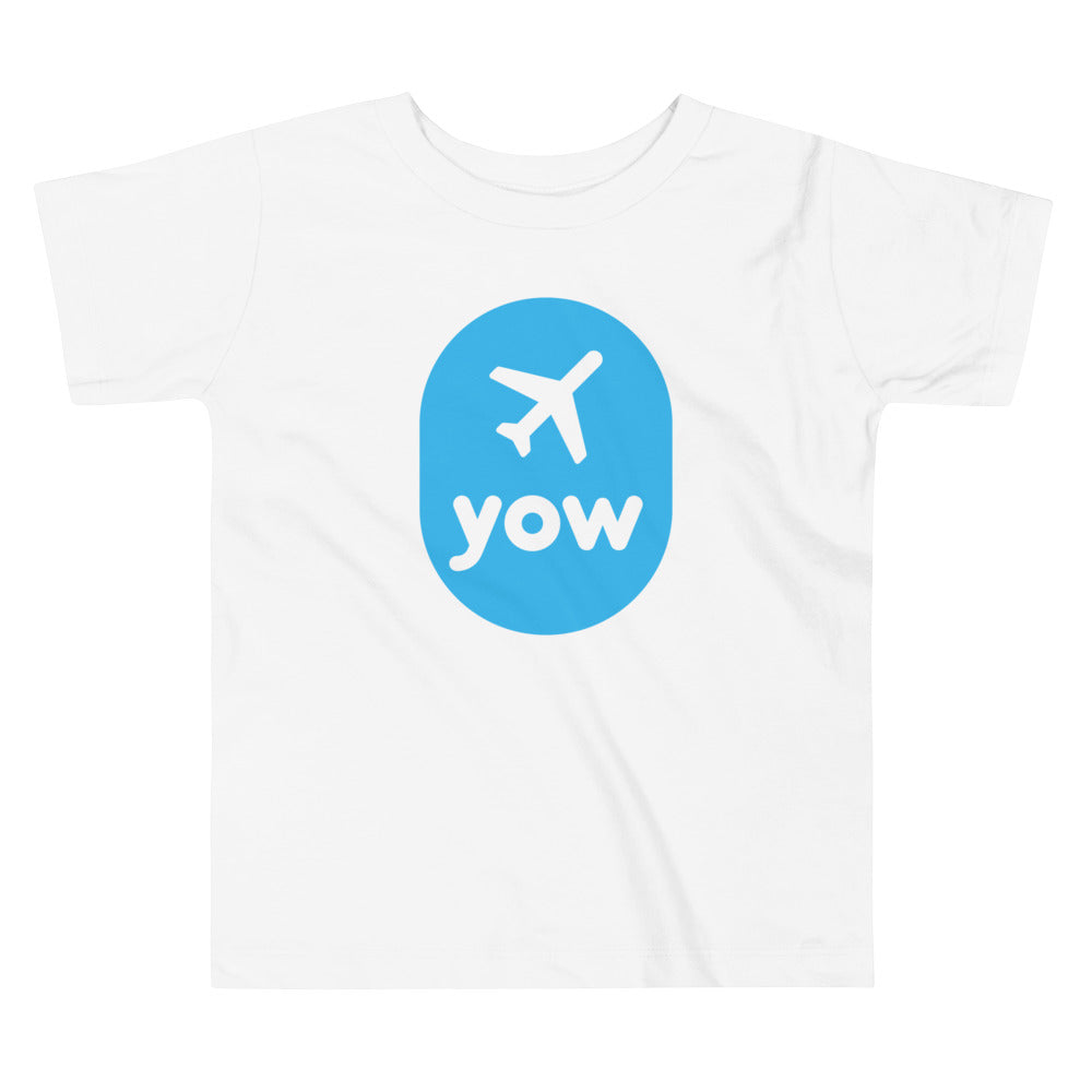 Airplane Window Toddler T-Shirt - Sky Blue • YOW Ottawa • YHM Designs - Image 05