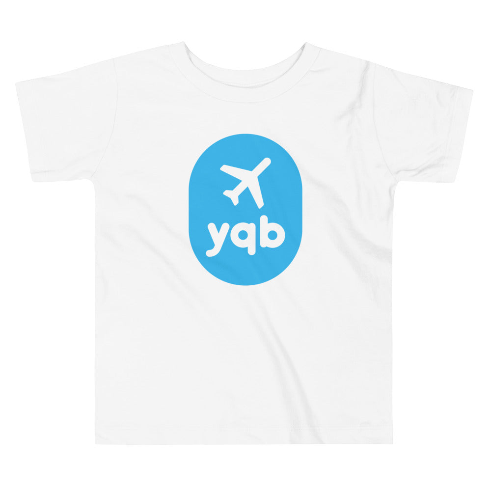 Airplane Window Toddler T-Shirt - Sky Blue • YQB Quebec City • YHM Designs - Image 05