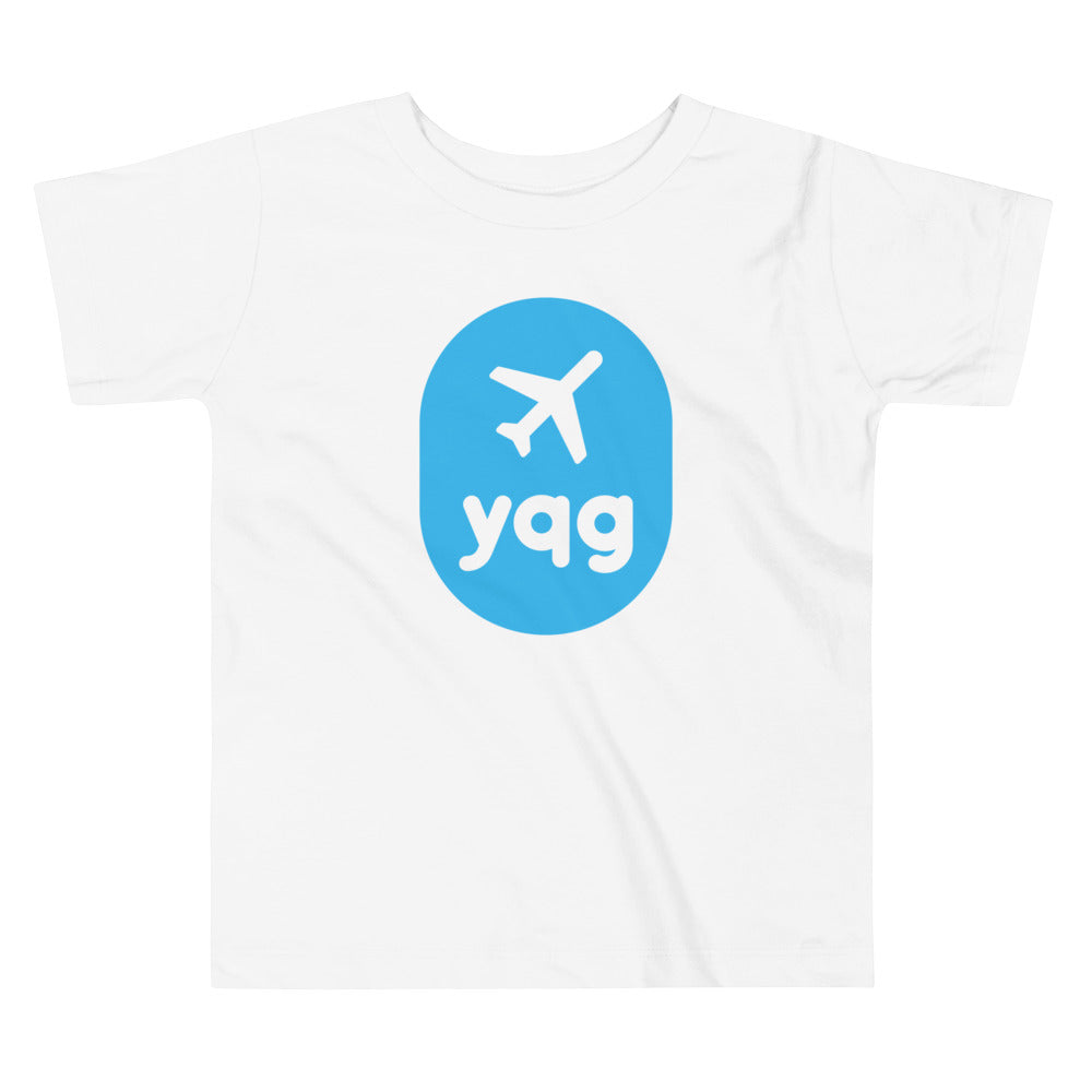 Airplane Window Toddler T-Shirt - Sky Blue • YQG Windsor • YHM Designs - Image 05