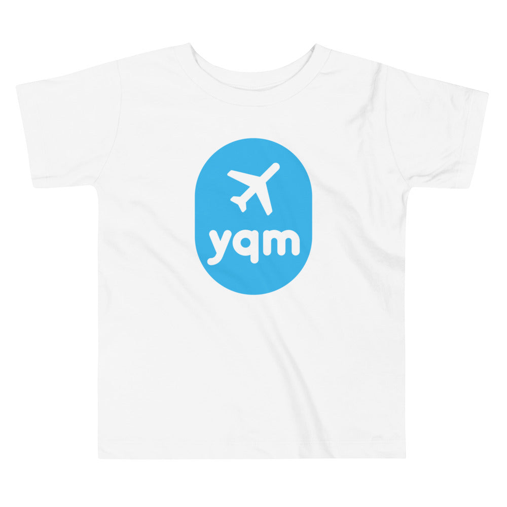 Airplane Window Toddler T-Shirt - Sky Blue • YQM Moncton • YHM Designs - Image 05
