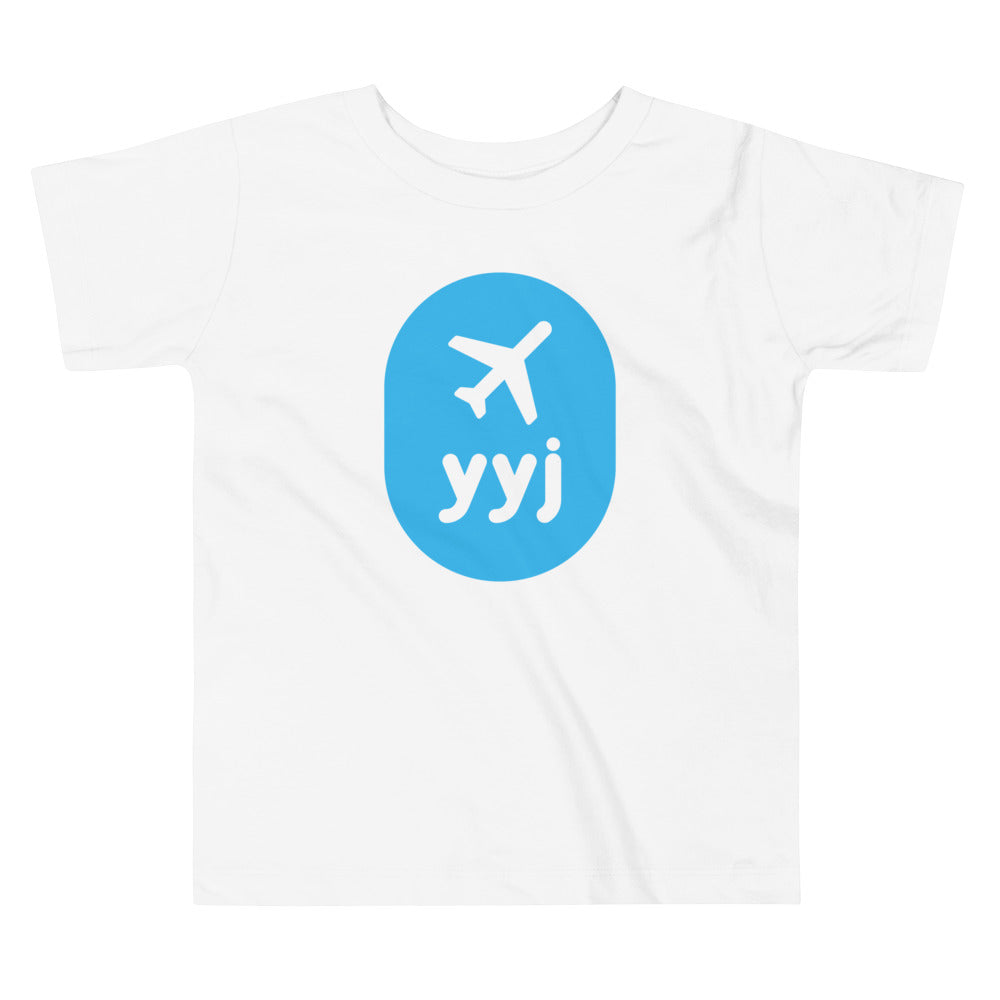 Airplane Window Toddler T-Shirt - Sky Blue • YYJ Victoria • YHM Designs - Image 05