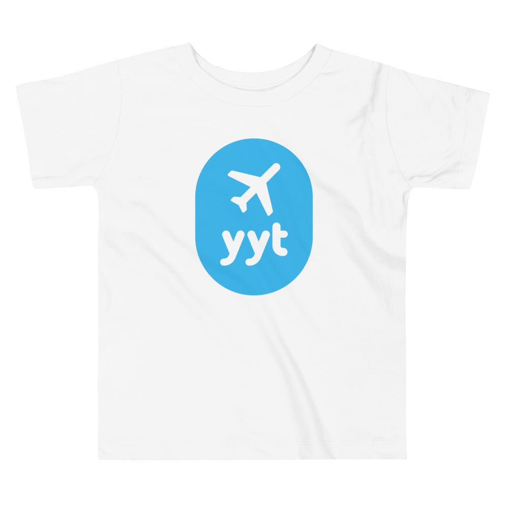 Airplane Window Toddler T-Shirt - Sky Blue • YYT St. John's • YHM Designs - Image 05