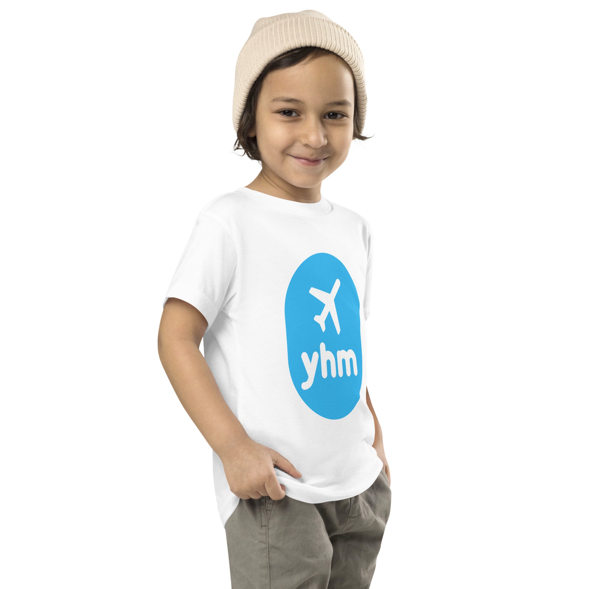 Airplane Window Toddler T-Shirt - Sky Blue • YHM Hamilton • YHM Designs - Image 08