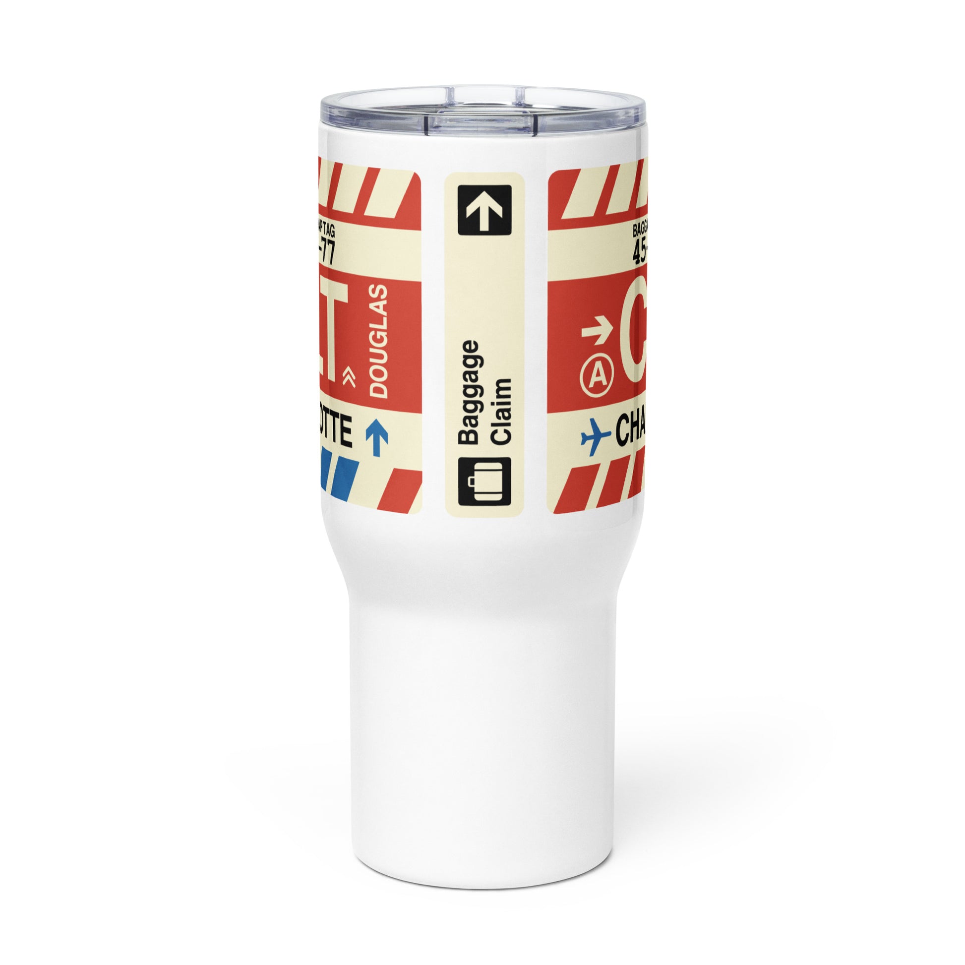 Souvenir Travel Mug • CLT Charlotte • YHM Designs - Image 03