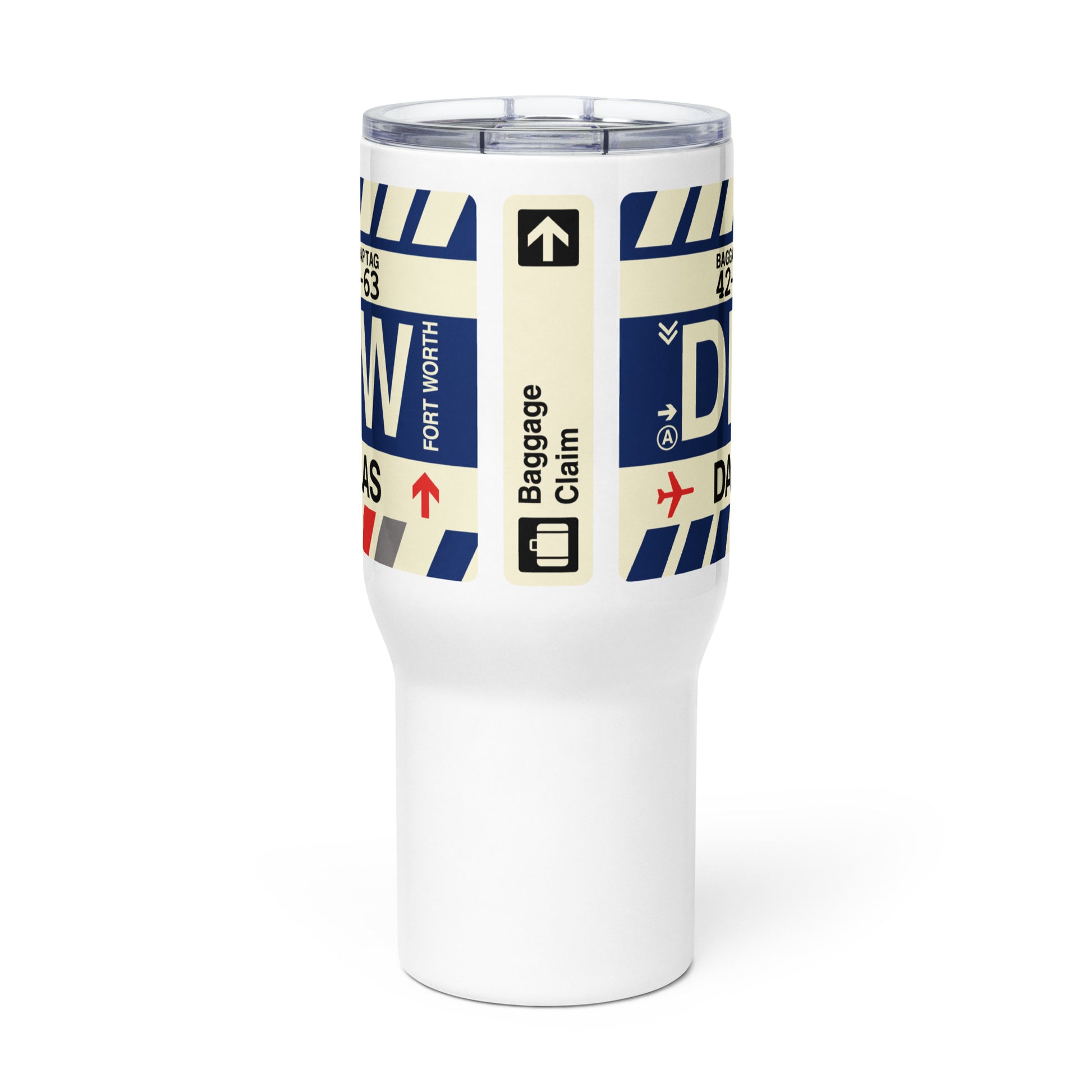 Souvenir Travel Mug • DFW Dallas • YHM Designs - Image 03