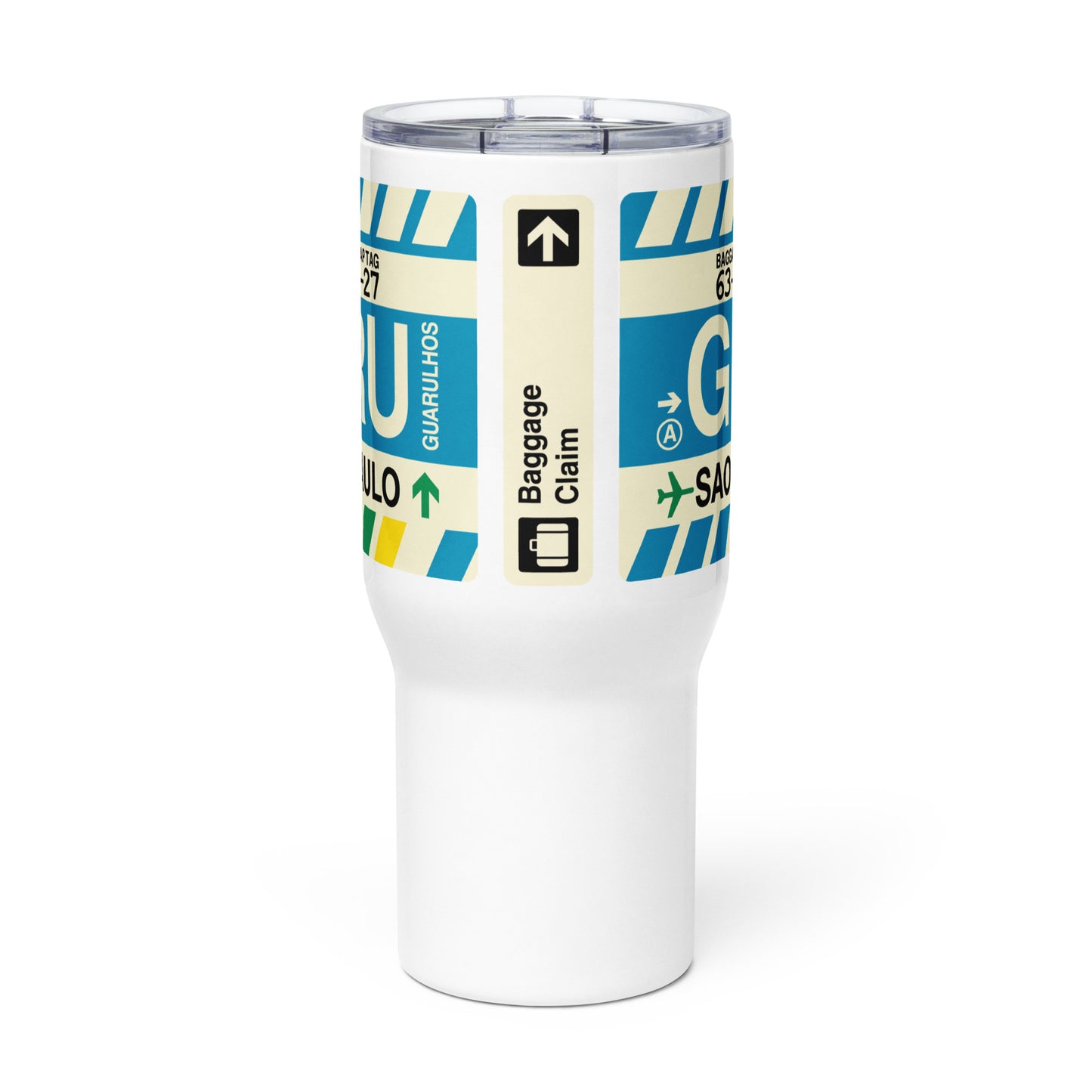 Souvenir Travel Mug • GRU Sao Paulo • YHM Designs - Image 03