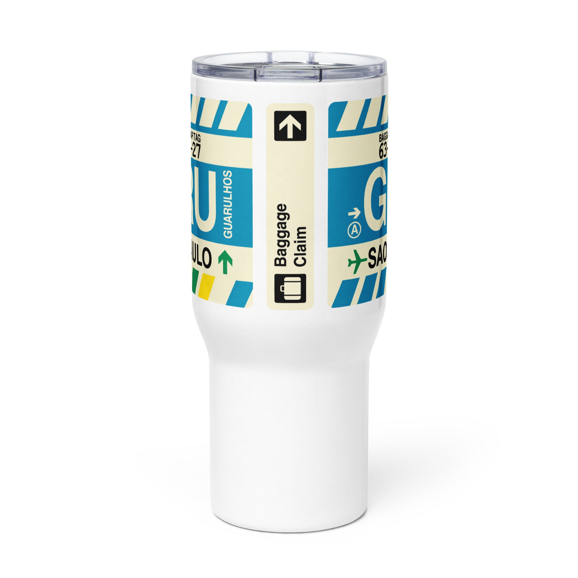Souvenir Travel Mug • GRU Sao Paulo • YHM Designs - Image 03