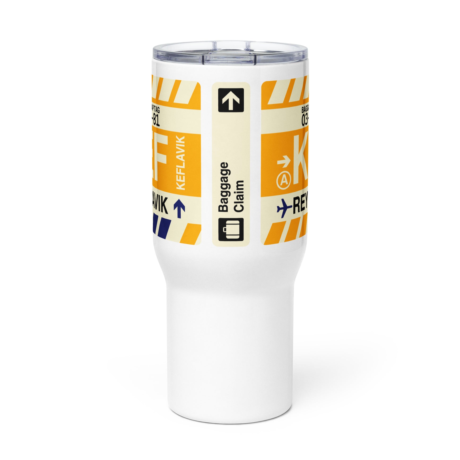 Souvenir Travel Mug • KEF Reykjavik • YHM Designs - Image 03