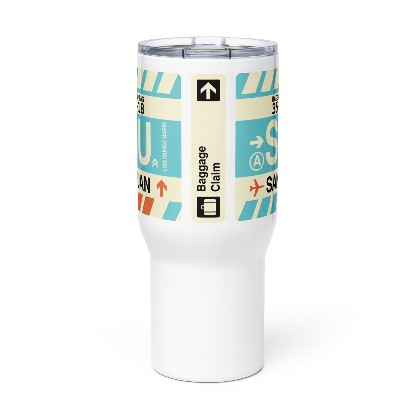 Souvenir Travel Mug • SJU San Juan • YHM Designs - Image 03