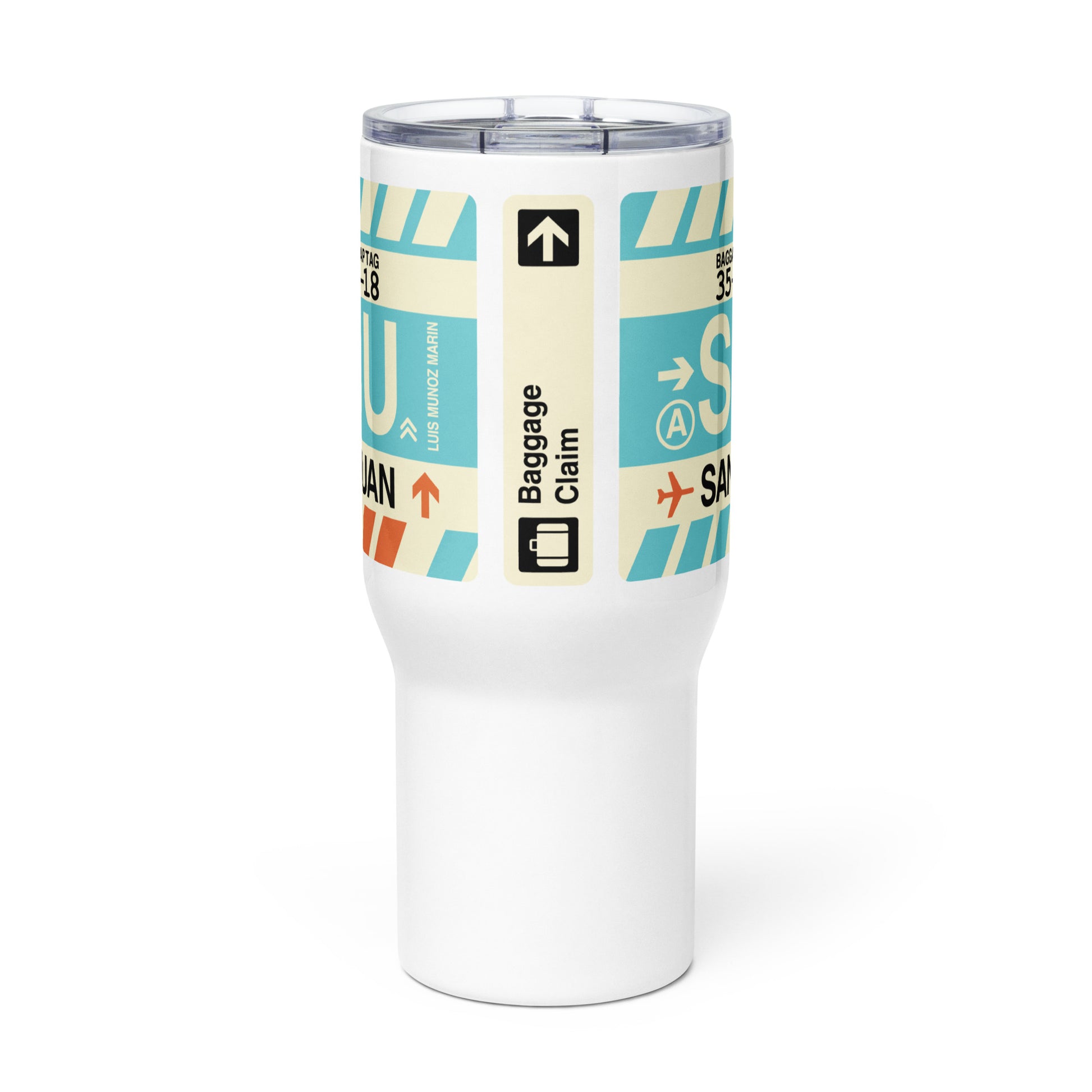 Souvenir Travel Mug • SJU San Juan • YHM Designs - Image 03