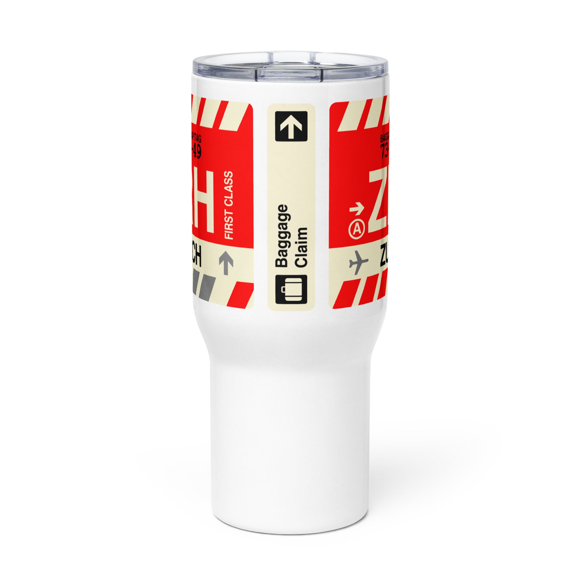 Souvenir Travel Mug • ZRH Zurich • YHM Designs - Image 03