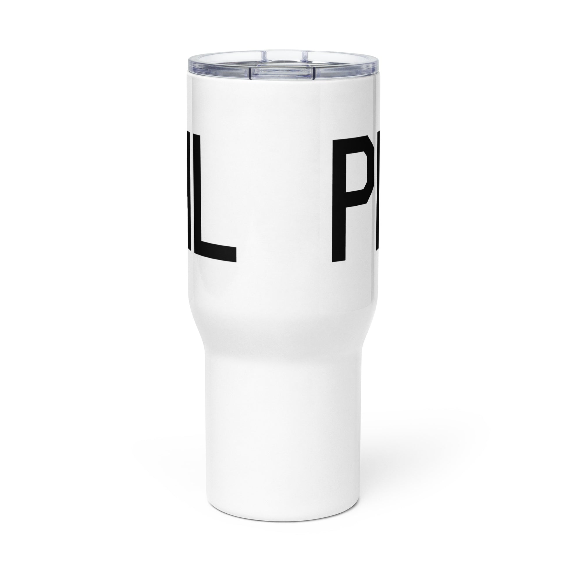 Aviation Gift Travel Mug • PHL Philadelphia • YHM Designs - Image 03
