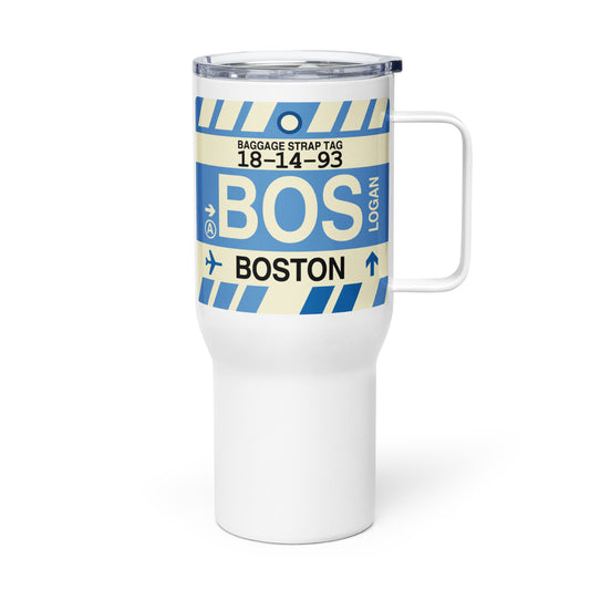 Souvenir Travel Mug • BOS Boston • YHM Designs - Image 01