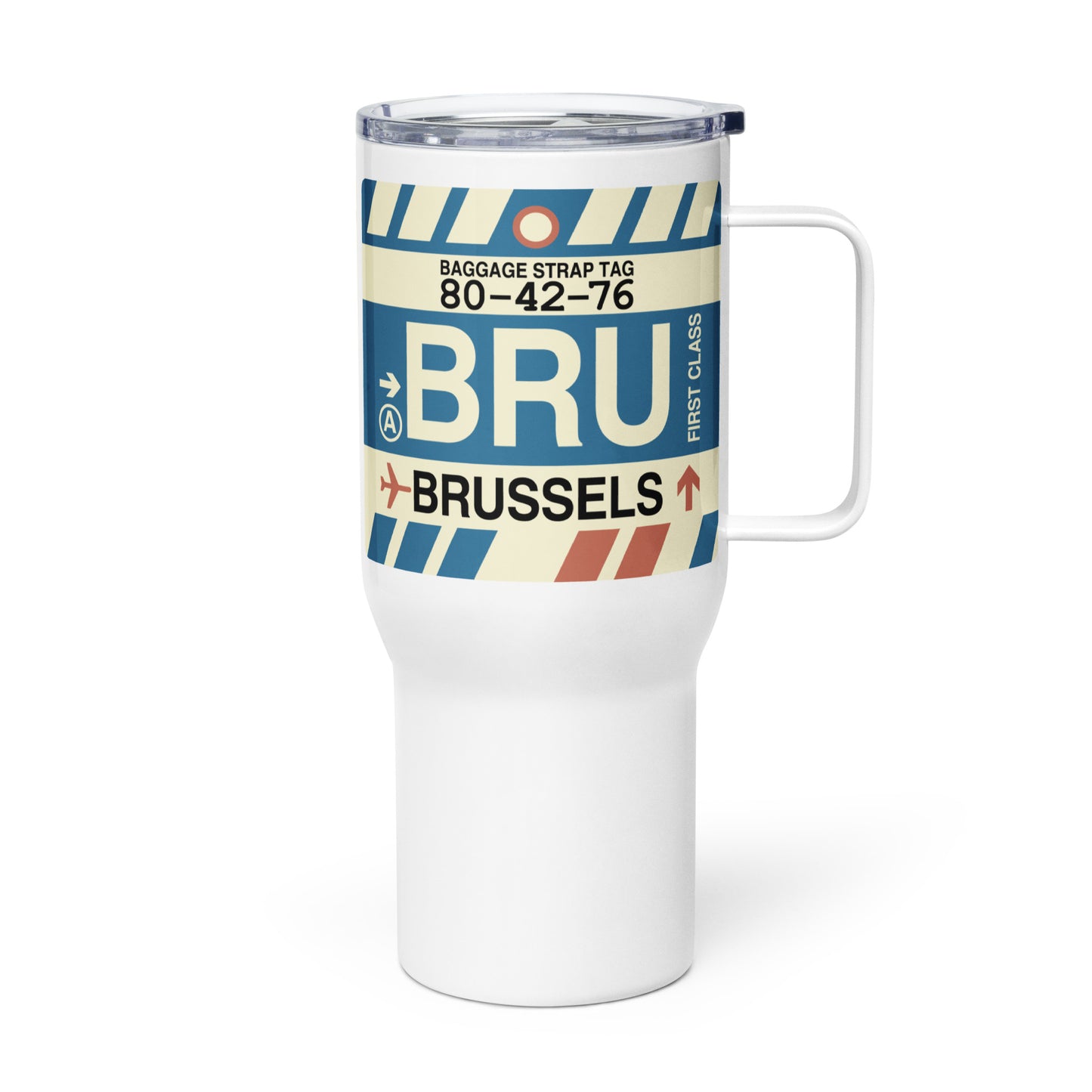 Souvenir Travel Mug • BRU Brussels • YHM Designs - Image 01