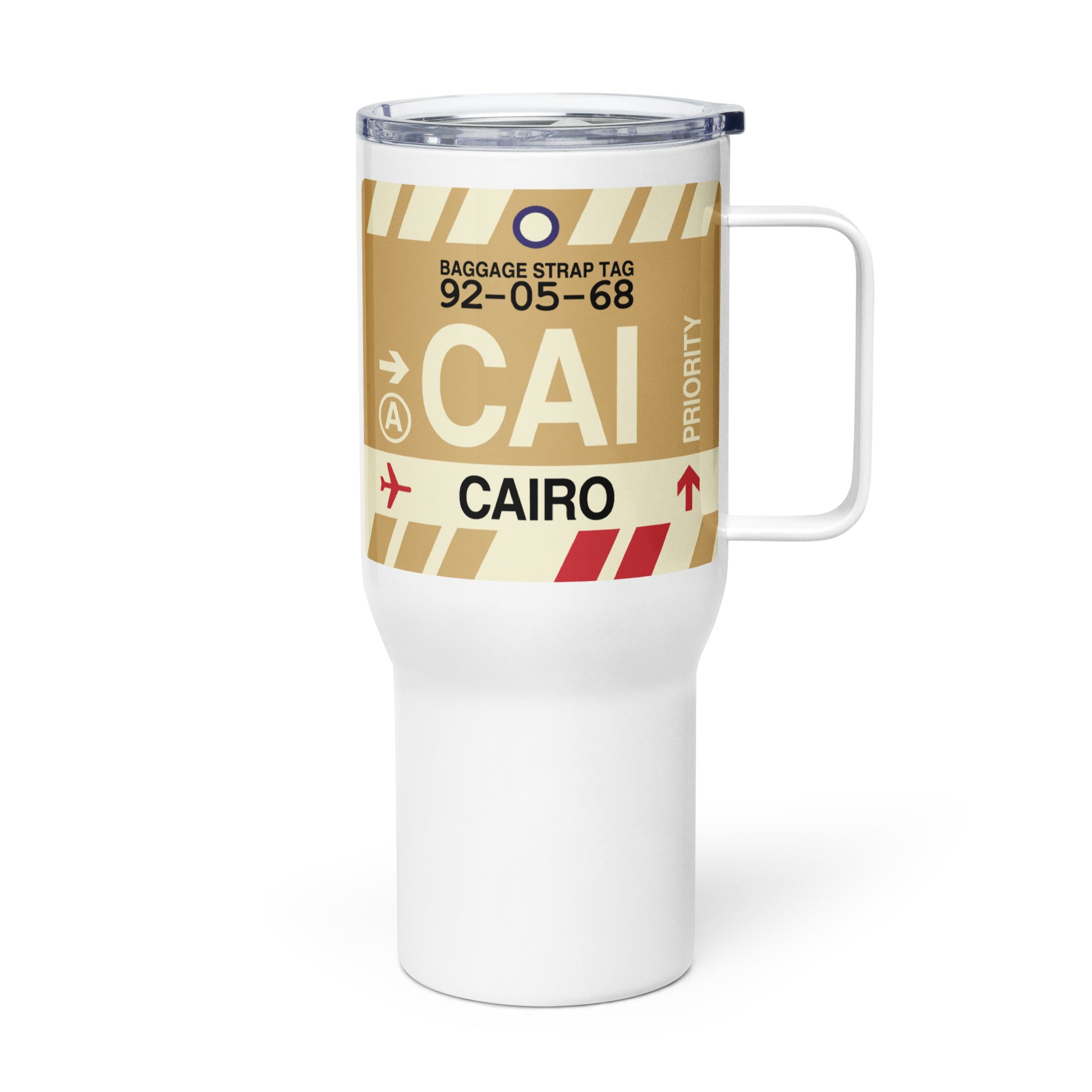Souvenir Travel Mug • CAI Cairo • YHM Designs - Image 01
