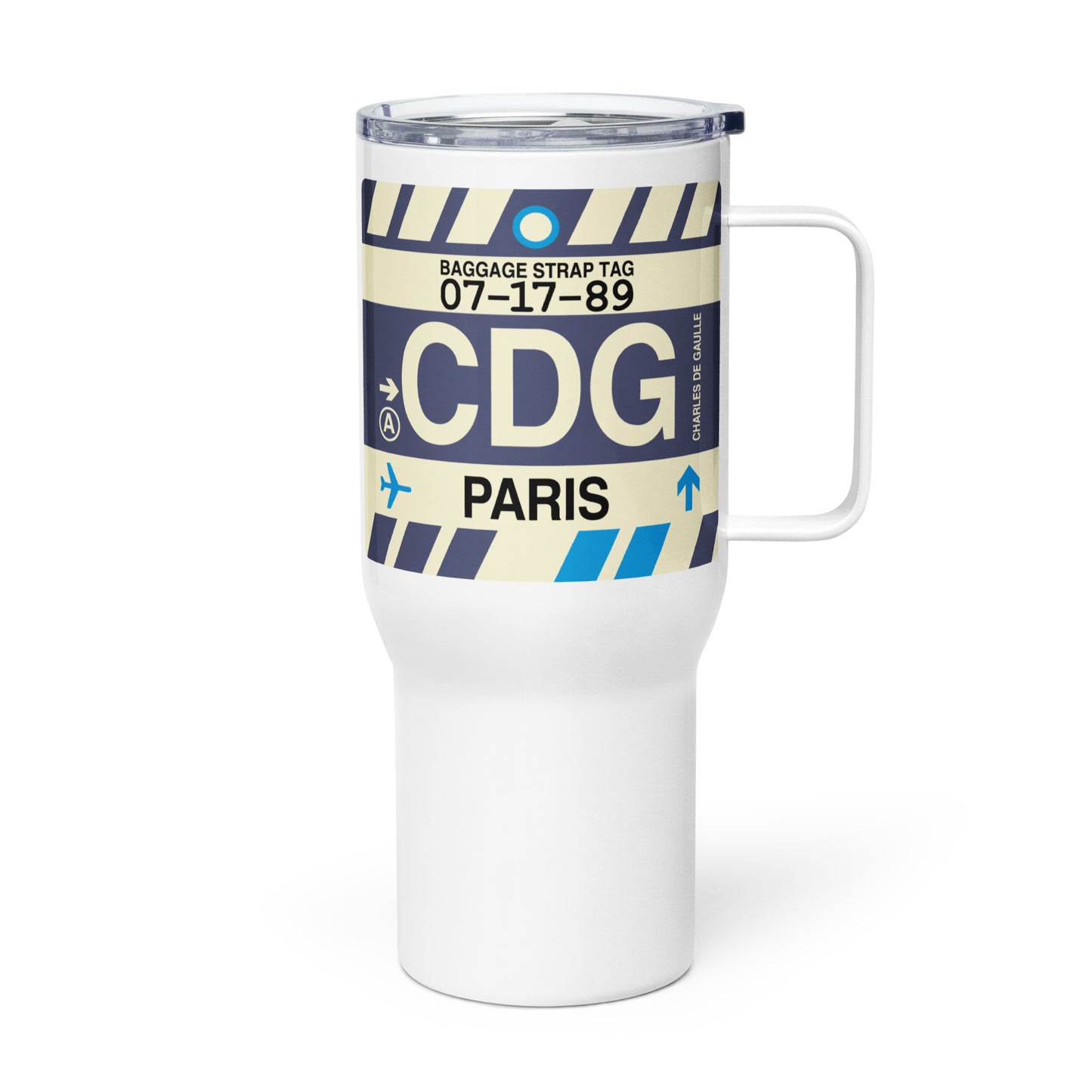 Souvenir Travel Mug • CDG Paris • YHM Designs - Image 01