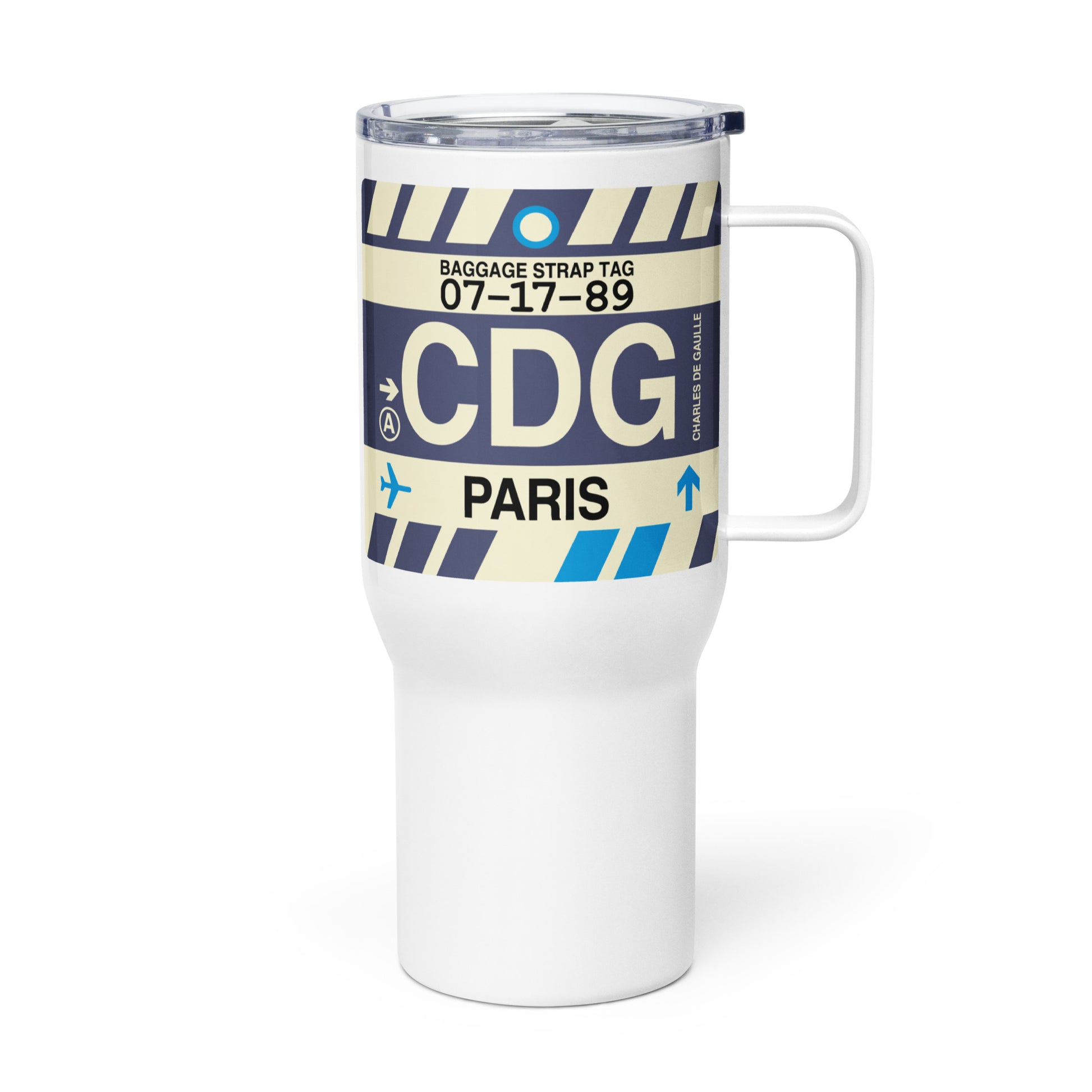 Souvenir Travel Mug • CDG Paris • YHM Designs - Image 01
