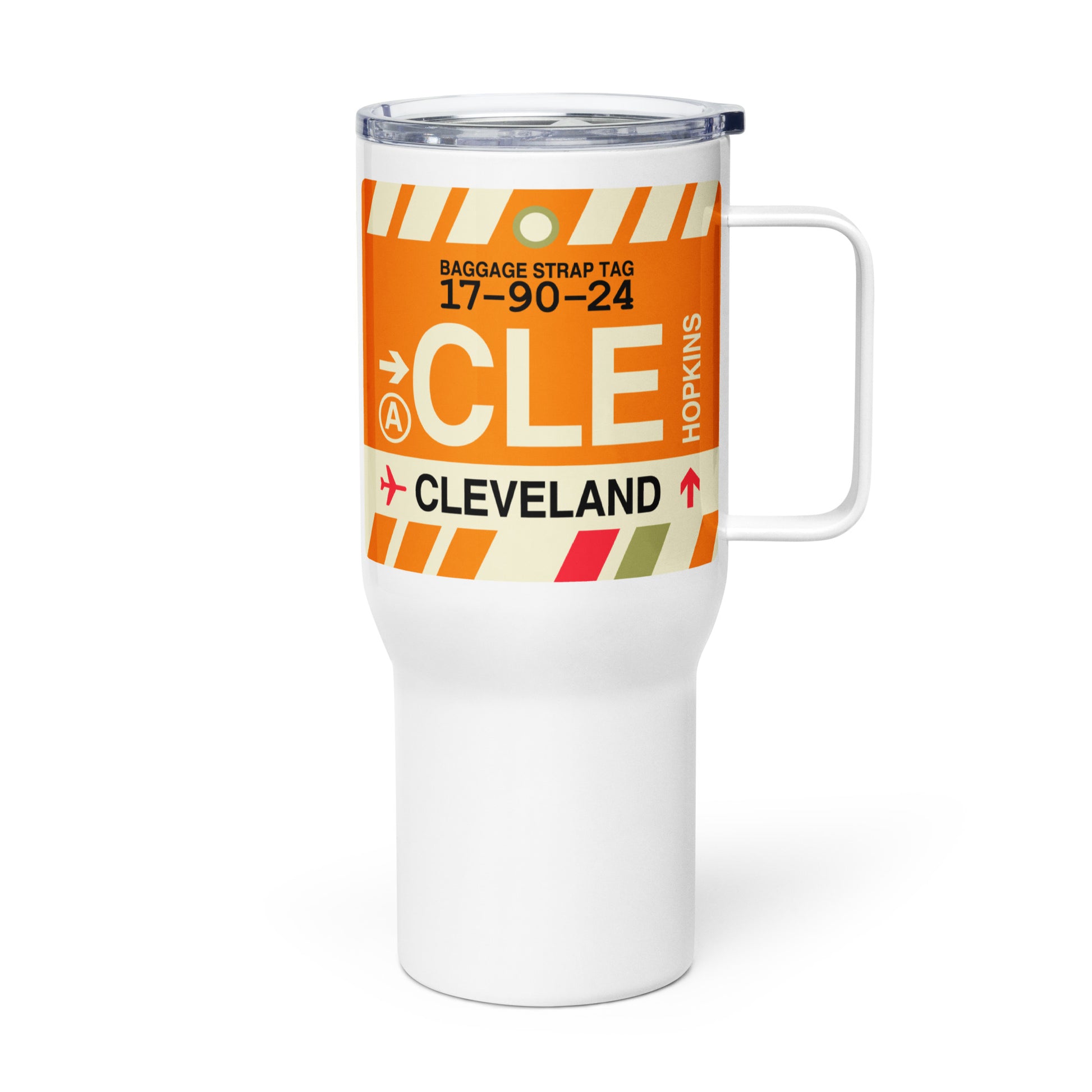 Souvenir Travel Mug • CLE Cleveland • YHM Designs - Image 01