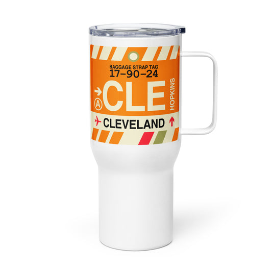 Souvenir Travel Mug • CLE Cleveland • YHM Designs - Image 01