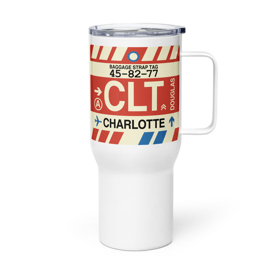 Souvenir Travel Mug • CLT Charlotte • YHM Designs - Image 01