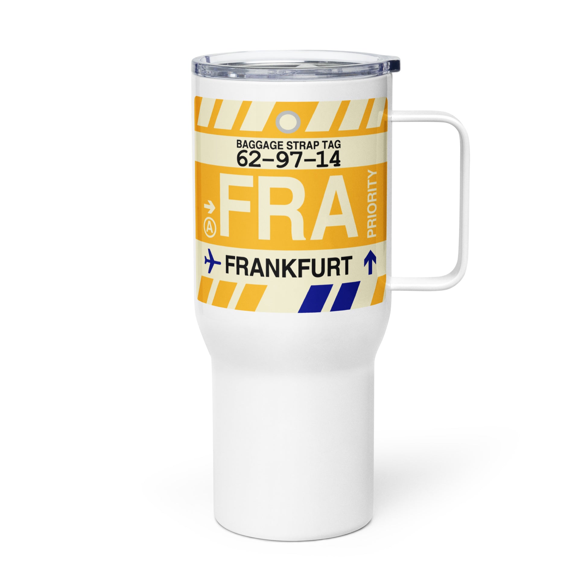 Souvenir Travel Mug • FRA Frankfurt • YHM Designs - Image 01