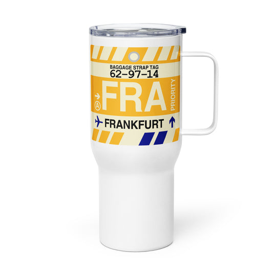 Souvenir Travel Mug • FRA Frankfurt • YHM Designs - Image 01