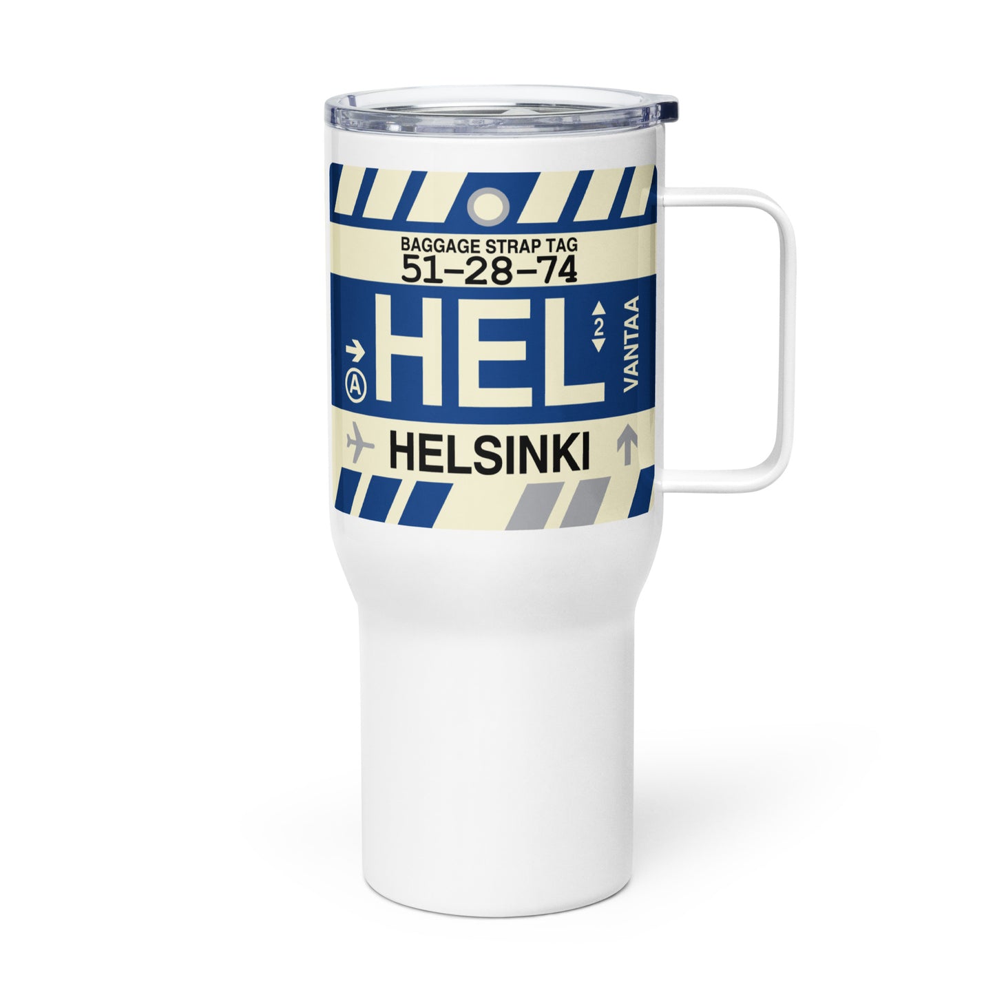 Souvenir Travel Mug • HEL Helsinki • YHM Designs - Image 01