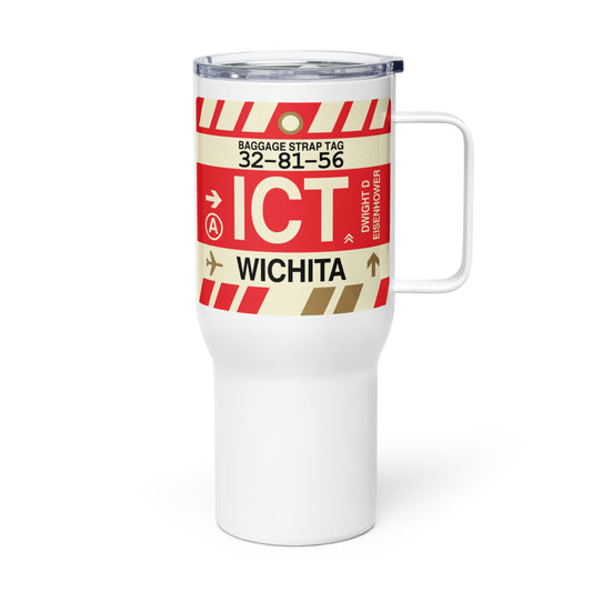 Souvenir Travel Mug • ICT Wichita • YHM Designs - Image 01