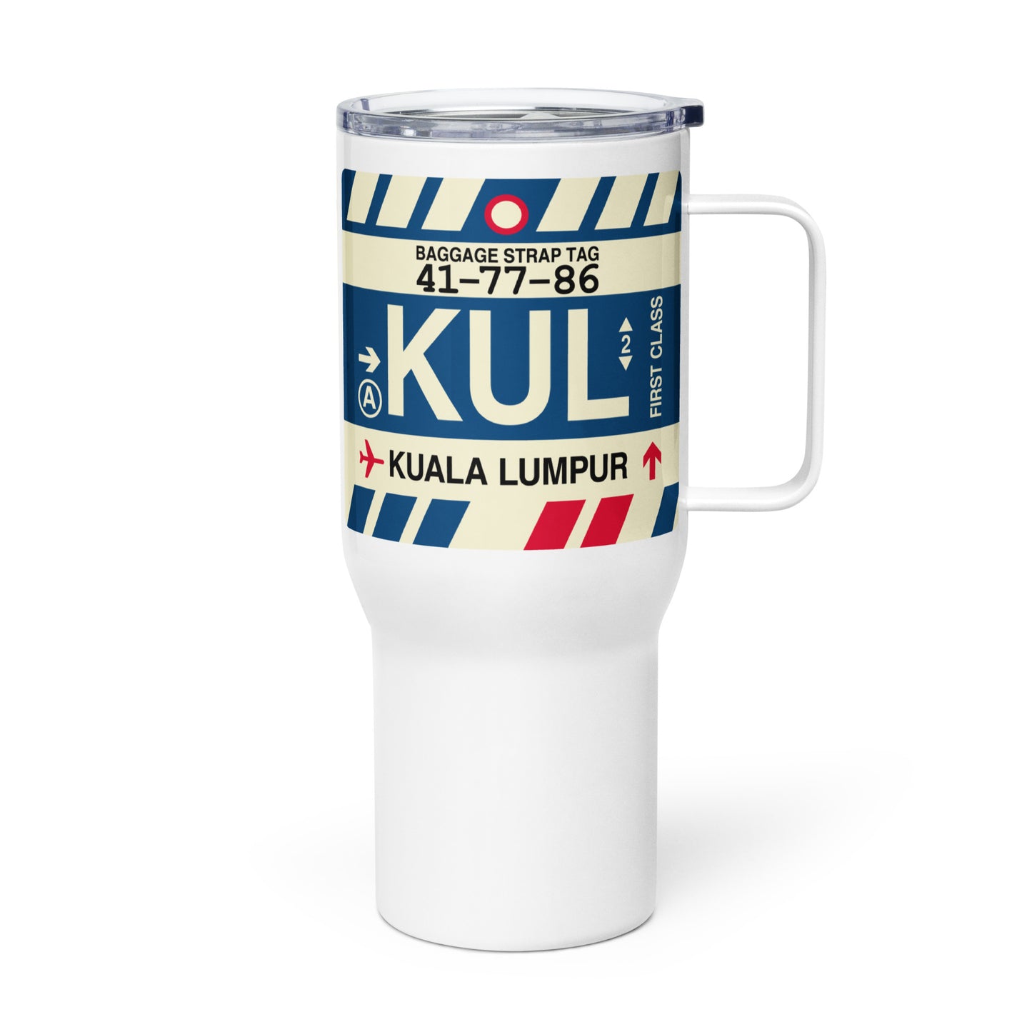 Souvenir Travel Mug • KUL Kuala Lumpur • YHM Designs - Image 01