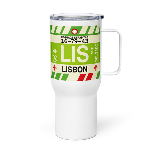 Souvenir Travel Mug • LIS Lisbon • YHM Designs - Image 01