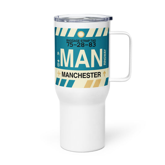 Souvenir Travel Mug • MAN Manchester • YHM Designs - Image 01