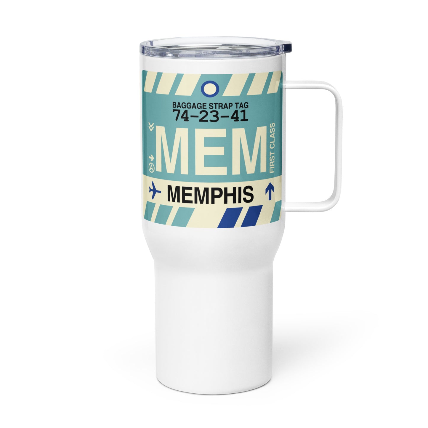 Souvenir Travel Mug • MEM Memphis • YHM Designs - Image 01